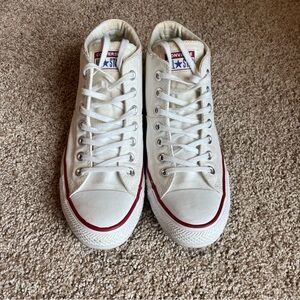 Converse Women’s Madison Mid White Sneakers - Size 9